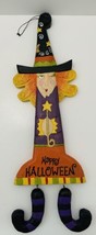 Halloween Midwest Of Cannon Falls Witch Hanging Wood Wall Art 19” - $24.70