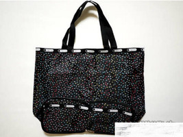 Japan Le Sportsac Stardust Style 1 Pocketable Eco Tote Shoulder Bag Rare Limited - £13.58 GBP