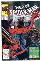 Web Of Spider-man #53 1989- Bulimia issue NM- - £17.74 GBP
