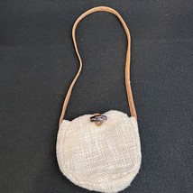 SILKNFAB 100% Cotton Boho Woven Mini Handbag Summer Beach Bag Round Shoulder Bag - £4.71 GBP