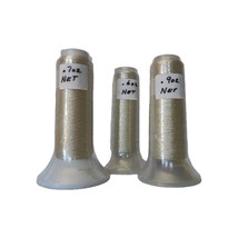 3 New Rayon Machine Embroidery Thread 120D 5000M Champagne Shade Silvery... - $18.00