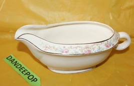 Vintage Round Handle Gravy Boat The Paden City Pottery Co USA Marlene Lace  - £35.60 GBP