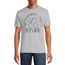 Way To Celebrate Father&#39;s Day Men&#39;s &#39;Favorite People Call Me&#39; Tee Gray M... - $14.84