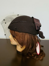 Vintage Sylvia New York 100% Wool Doeskin Felt Bollman Hat Co. Ladies Ha... - £47.27 GBP