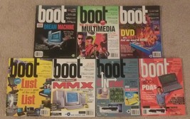 Boot Magazine, Vintage Computer Magazines 7 Issues 1996-1997 Premiere Is... - £70.75 GBP