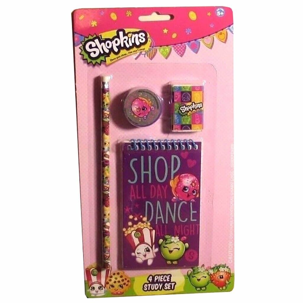 Shopkins Stationery Activity Playset Study Kit Birthday Party Favors Supplies - $5.00