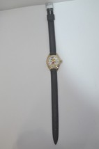 Vintage Lucerne Mickey Mouse Watch Runs Good New Leather Band Clean Guarantee - £39.52 GBP