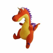 Fisher-Price Orange Dragon Plush Stuffed Animal Doll Toy Mike The Knight... - £7.94 GBP