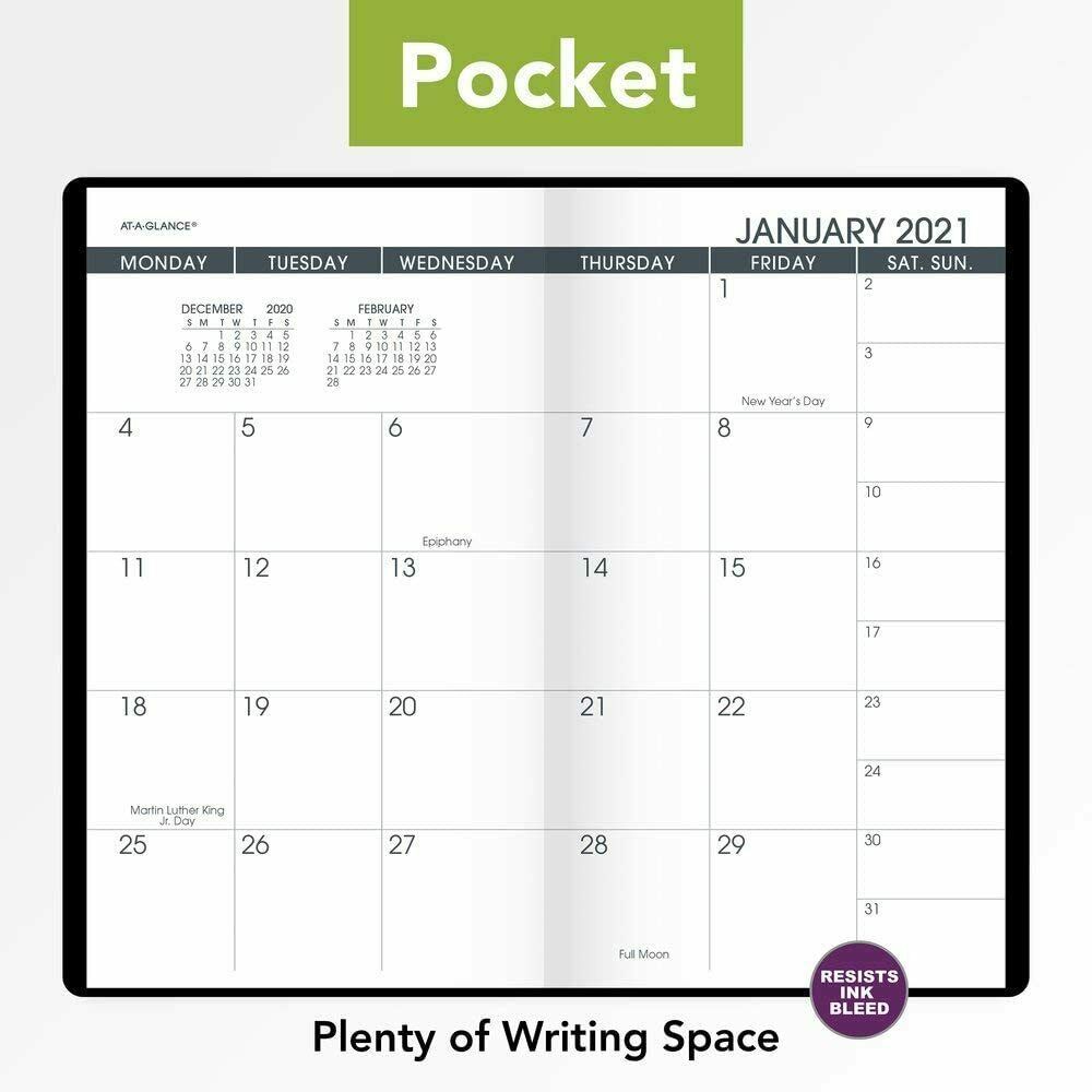 2021-2022  AT-A-GLANCE, 2 Year Monthly Planner, 70-024-05, Black (BK-BD) Item image 2