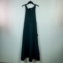 Adrianna Papell Women 12 Dusty Emerald Green V Neck Long Gown Dress NWT F27 - £62.25 GBP