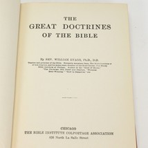 Great Doctrines Of The Bible 1912 Rev. William Evans Hardcover Religion VG+ - £19.21 GBP