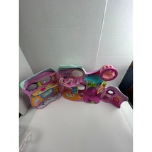 Littlest Pet Shop Round Pink Playset House with Accessories – 2000s Hasb... - $24.99