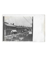 RPPC Dundee Ohio Uniformed King St. Parade Real Photo Cyko Ansco 1908 Po... - $68.00