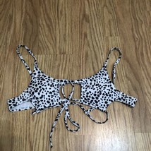Zarful ANIMAL INSTINCTS swim top light padded tie back Size 6 - $8.84