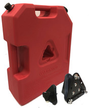 3 GALLON JERRY CAN W/MOUNTING BRACKET OUTDOOR VEHICLE JEEPS 4 FUEL STORAGE - £54.77 GBP