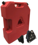 3 GALLON JERRY CAN W/MOUNTING BRACKET OUTDOOR VEHICLE JEEPS 4 FUEL STORAGE - $71.05