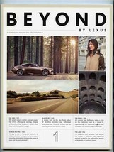 Beyond by Lexus Magazine Issue 1 2013 Concept Car Human Nature Blueprint  - £11.68 GBP