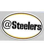 Pittsburgh Steelers Sticker Oval - Show Your Team Pride! 6” @Steelers  - £3.85 GBP