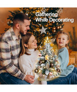 2ft Christmas Tree With Light Woodland Artificial Small Tabletop Xmas De... - $68.33 CAD