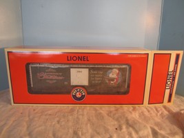 VINTAGE LIONEL 0-O27 GAUGE 2004 CHRISTMAS SANTA TRAIN  BOX CAR W /BOX-6-... - $45.00