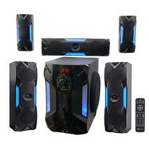 Rockville HTS56 1000w 5.1 Channel Home Theater System/Bluetooth/USB+8&quot; Subwoofer - £205.64 GBP