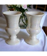 vintage hull vases. was used as a planter , rust stains inside, dirt on ... - £79.68 GBP