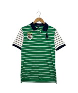 Polo Ralph Lauren Shirt Boys Large Green White Stripe Crest Big Pony Pol... - $24.74