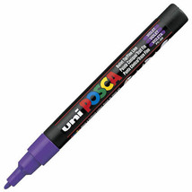 Uni Posca PC-3M Bullet Tip Paint Marker - Violet - £11.41 GBP