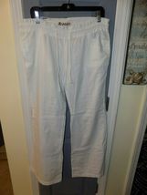 LAGACI White Summer Lightweight Pants Size M Womens' EUC - $29.70