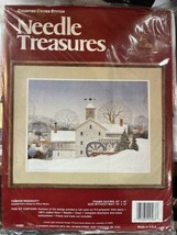 New Needle Treasures Cross Stitch YANKEE INGENUITY 02563 Winter Christmas - £7.38 GBP