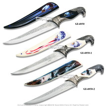 American Bold Eagle Dagger Fantasy Bowie Gift Knife with Printed Scabbard - £9.57 GBP