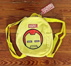 Marvel Iron Man Yellow Plush Small Backpack Bag disney miniso ironman kids - £15.81 GBP