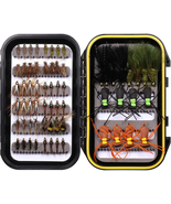 Fly Fishing Flies Kit, Waterproof Box - $38.50