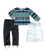 Doll Clothes Ikat Top Pants White Puffer Vest by Sophia&#39;s Fits American ... - €17,62 EUR