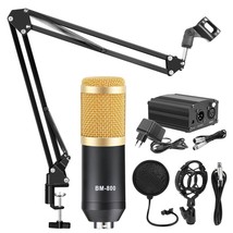 microfono bm 800 Studio Microphone Gold black kits 2 - £75.22 GBP