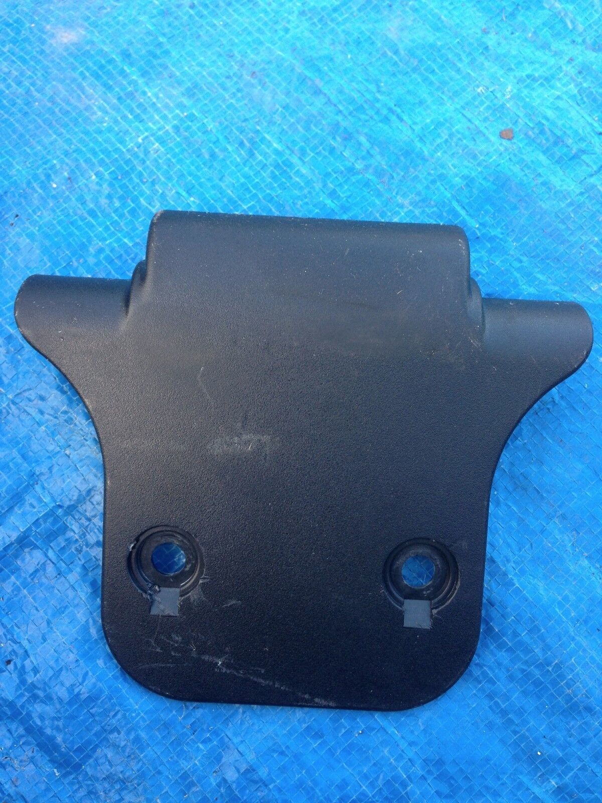 BMW E38 740 750 735 Trunk Latch Trim Cover Plate Plastic Black Rear Back... - $13.06