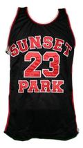 Busy-Bee #23 Sunset Park Movie Basketball Jersey New Sewn Black Any Size image 4