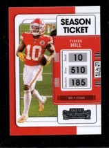 2021 Panini Contenders Season Ticket #48 Tyreek Hill Nmmt Chiefs - £4.48 GBP