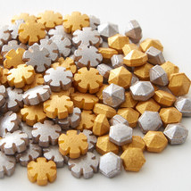 Ornament Sprinkles Pouch Candy Cookie Decorations Wilton Gold Silver - $3.32