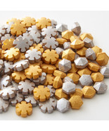 Ornament Sprinkles Pouch Candy Cookie Decorations Wilton Gold Silver Chr... - $3.32