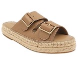LOGO Lori Goldstein Espadrille Slide Sandals Lindsay Size US 8M Toffee L... - $22.77
