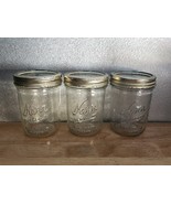 MASON JARS-KERR-LOT OF 3-#42,55,58-WITH LIDS - $16.45