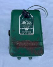 Vintage Hercules Damper Control 110 Volts 60 Cycle Green Sears Roebuck - $89.09