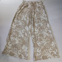 prAna Women&#39;s Beach Pants Size S Wide Leg Stretch Drawstring Soft White ... - $354.73 MXN