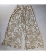 prAna Women&#39;s Beach Pants Size S Wide Leg Stretch Drawstring Soft White ... - $354.73 MXN