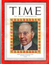 Time Magazine 1946, January 7, Prime Minister MacKenzie King, CANADA - £12.08 GBP