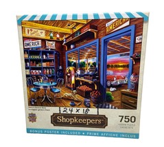 Master Pieces 750 piece Jigsaw Puzzle Shopkeepers Henrys General Store 3... - $13.20