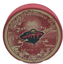 Minnesota Wild 2007 Valentines Day Puck NHL Special Edition Holiday - Pi... - £10.89 GBP