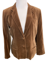 Abvien Women&#39;s Brown Velvet Blazer Size 11/12 - €16,27 EUR
