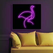 Led Neon Sign, 600mm X 500mm - Ostrich - £196.65 GBP